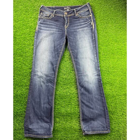 Silver Jeans Suki Mid Bootcut Denim Jeans Women’s W31 L33 Medium Wash - Picture 1 of 7